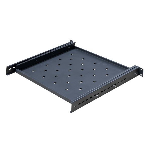 Ảnh chụp chi tiết khay trượt tủ rack Màu đen 1UD600 Maxtel