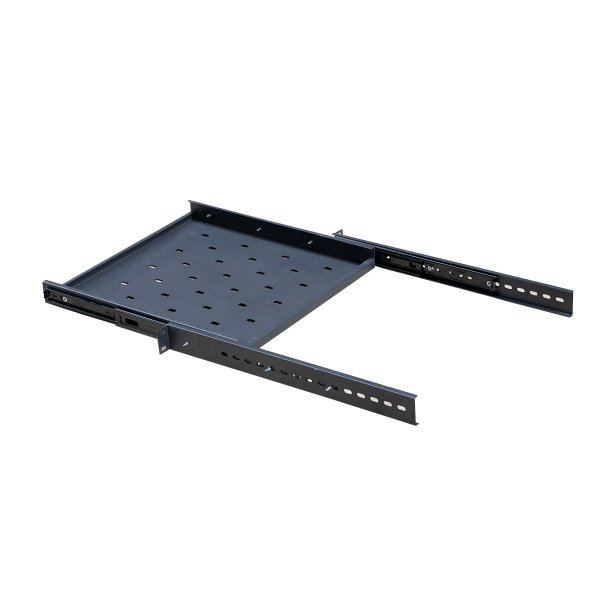 Ảnh chụp chi tiết khay trượt tủ rack Màu đen 1UD600 Maxtel