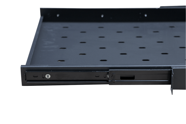 Ảnh chụp chi tiết khay trượt tủ rack Màu đen 1UD600 Maxtel