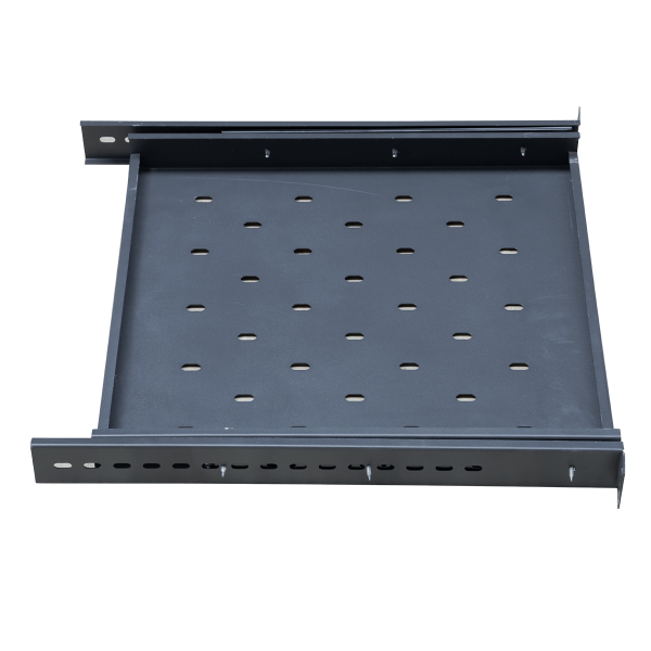 Ảnh chụp chi tiết khay trượt tủ rack Màu đen 1UD600 Maxtel