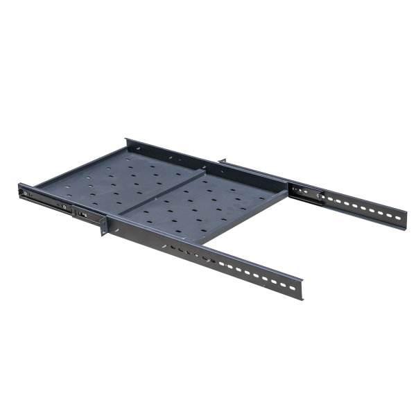 Khay trượt tủ rack 1UD800 Maxtel màu đen