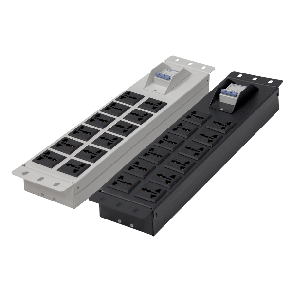 Thanh nguồn PDU 12 ổ Maxtel màu trắng hoặc đen