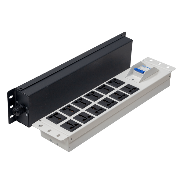 Thanh nguồn PDU 12 ổ Maxtel màu trắng hoặc đen