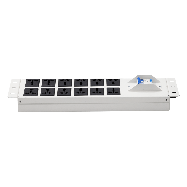 Thanh nguồn PDU 12 ổ MAxtel màu trắng