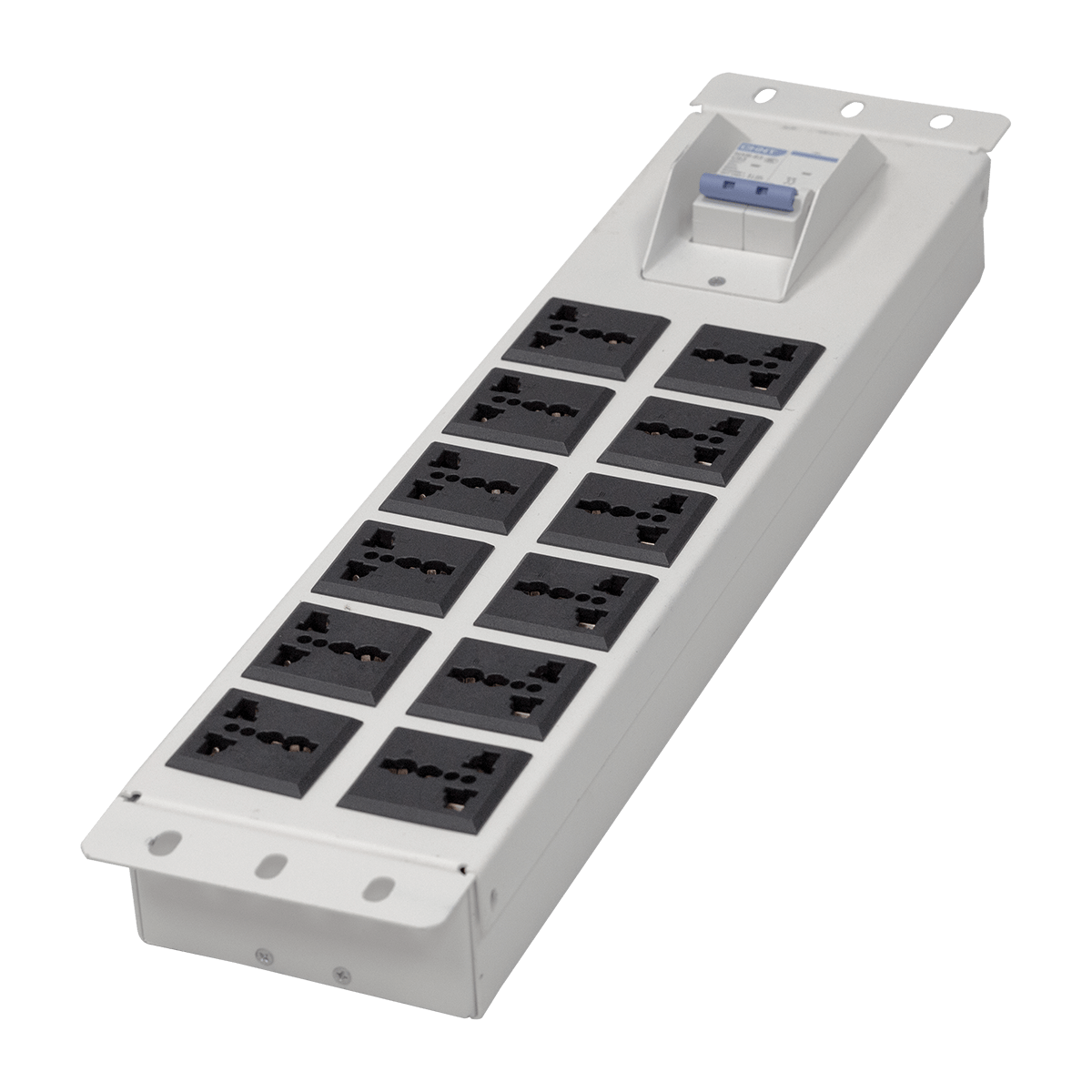 Thanh nguồn PDU 12 ổ MAxtel màu trắng