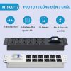 Thiết kế đặc biệt của thanh nguồn PDU 12 ổ 3 chấu Maxtel