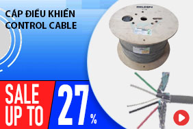 Cáp điều khiển - Chiết khấu lên đến 27%
