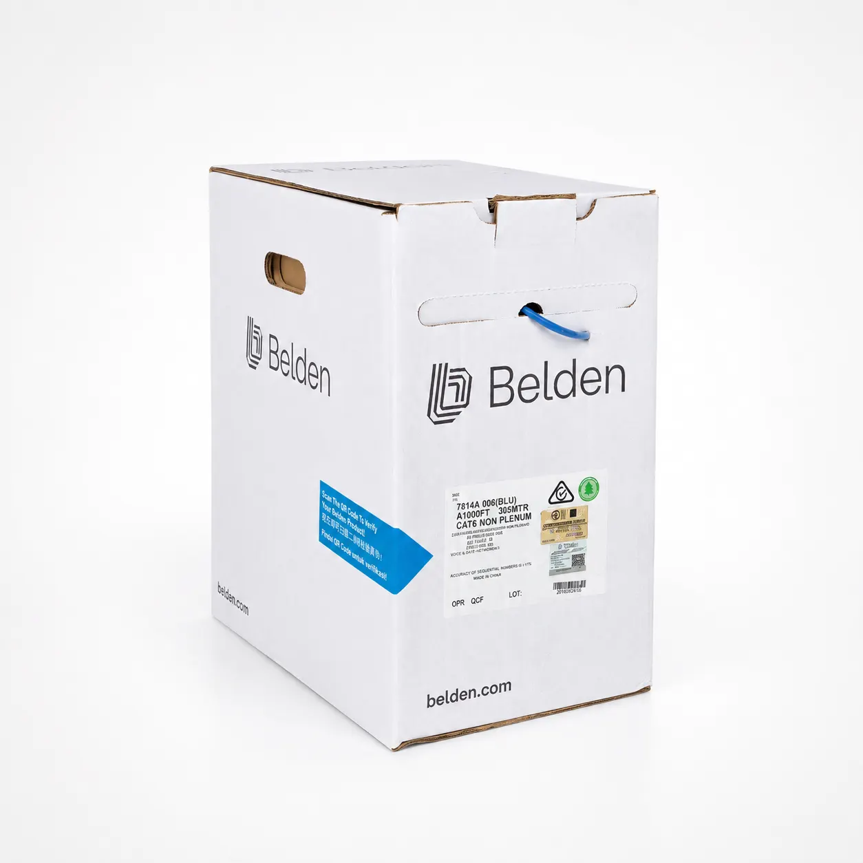 Cáp mạng Belden Cat6 UTP 7814A, phân phối trực tiếp Hà Nội - Ảnh 3