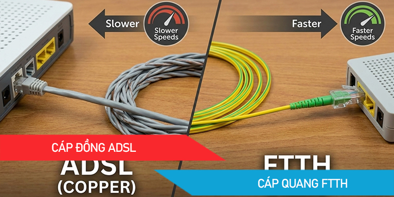FTTH và ADSL
