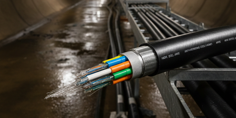 Cáp quang luồn cống