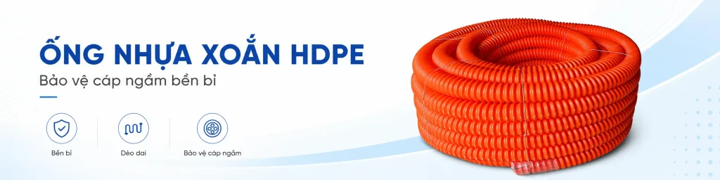 Ống nhựa xoắn HDPE 1