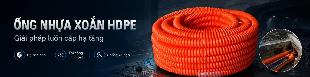 Ống nhựa xoắn HDPE 2